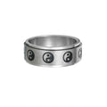 Stainless Steel Turning Decompression Gossip Ring for All